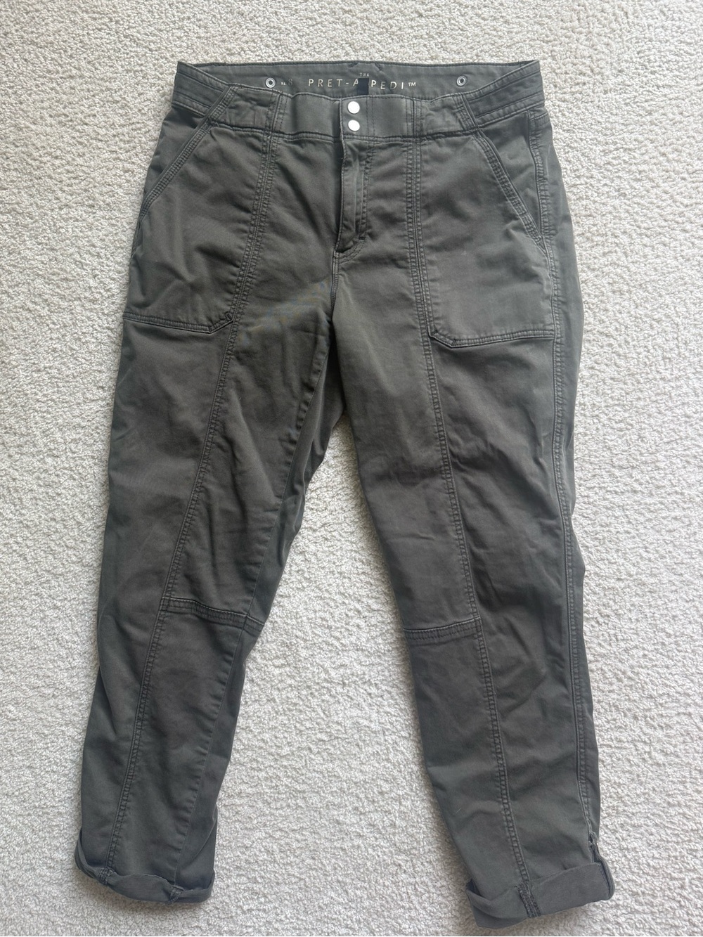 White House Black Market women’s Dark Olive Chino Pants